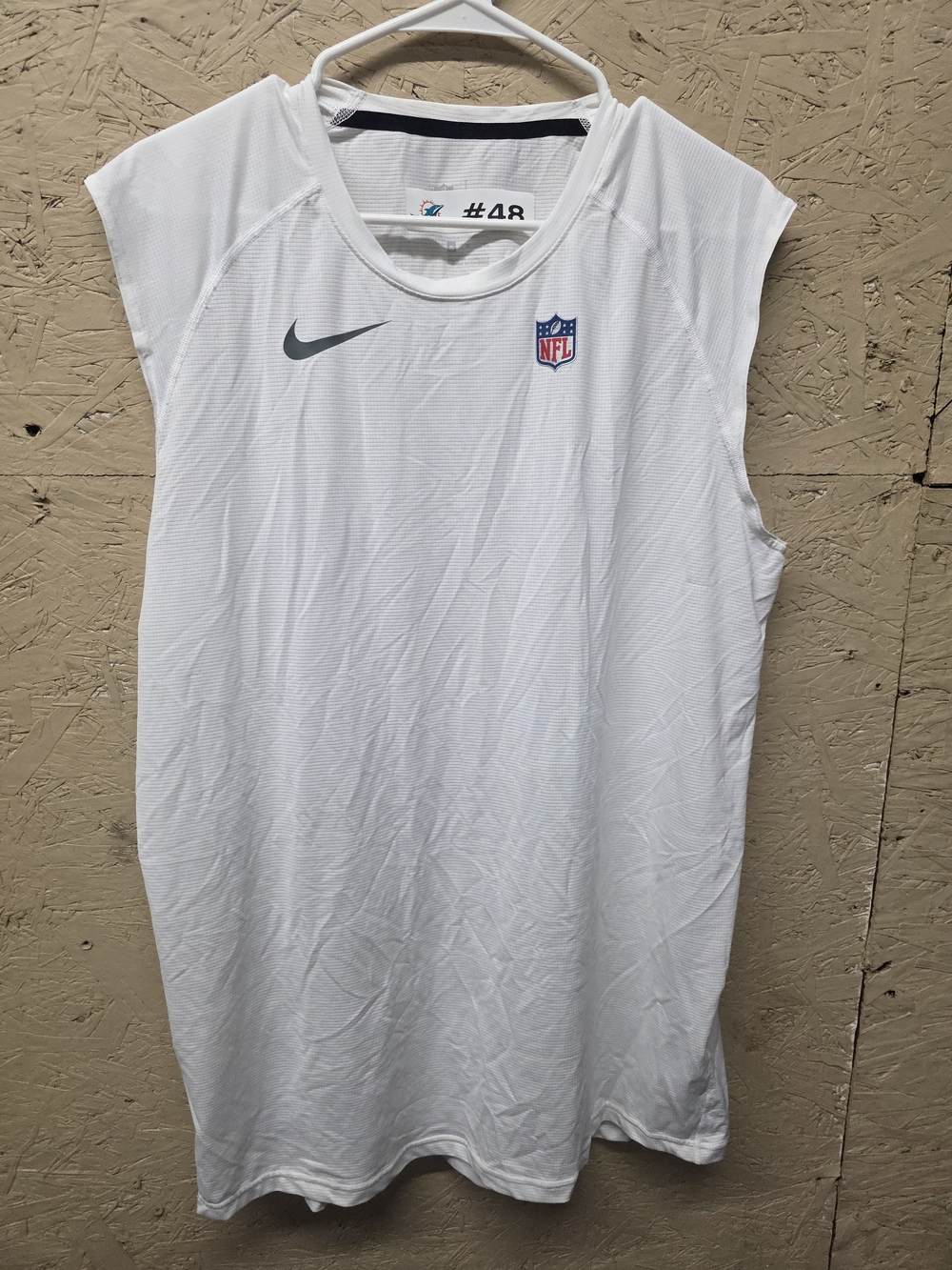 Nike White Sleeveless NFL Training Tank